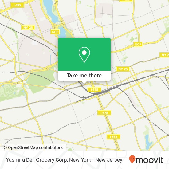 Yasmira Deli Grocery Corp map