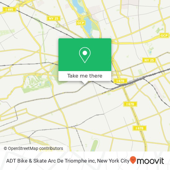 ADT Bike & Skate Arc De Triomphe inc map