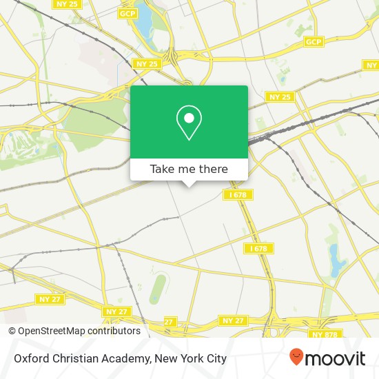 Mapa de Oxford Christian Academy