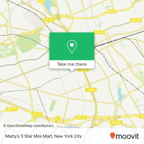 Mapa de Matty's 5 Star Mini Mart