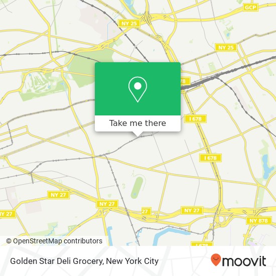 Golden Star Deli Grocery map
