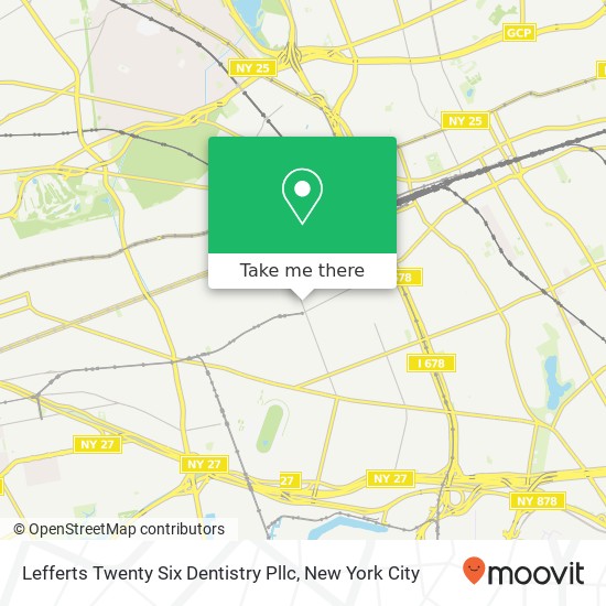 Lefferts Twenty Six Dentistry Pllc map