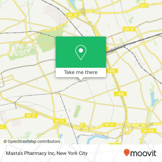 Mapa de Masta's Pharmacy Inc