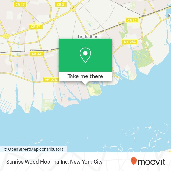 Sunrise Wood Flooring Inc map