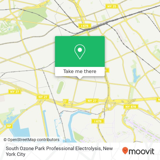 Mapa de South Ozone Park Professional Electrolysis