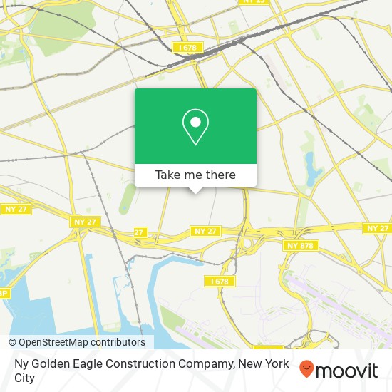 Ny Golden Eagle Construction Compamy map