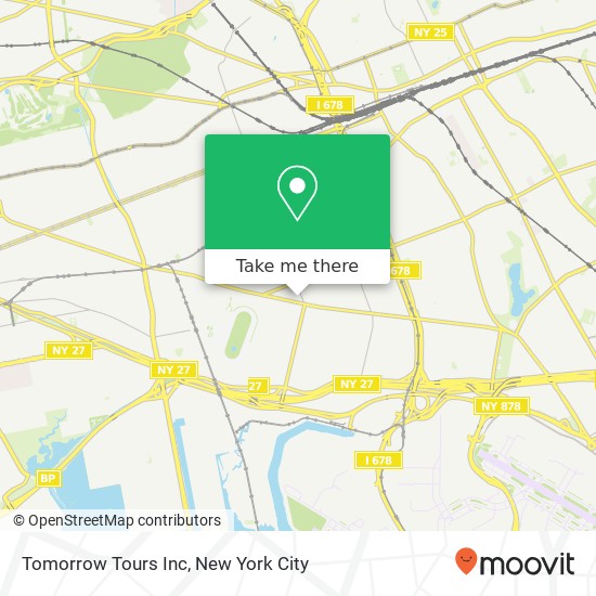 Tomorrow Tours Inc map