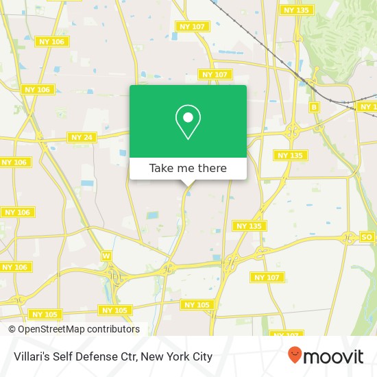 Villari's Self Defense Ctr map
