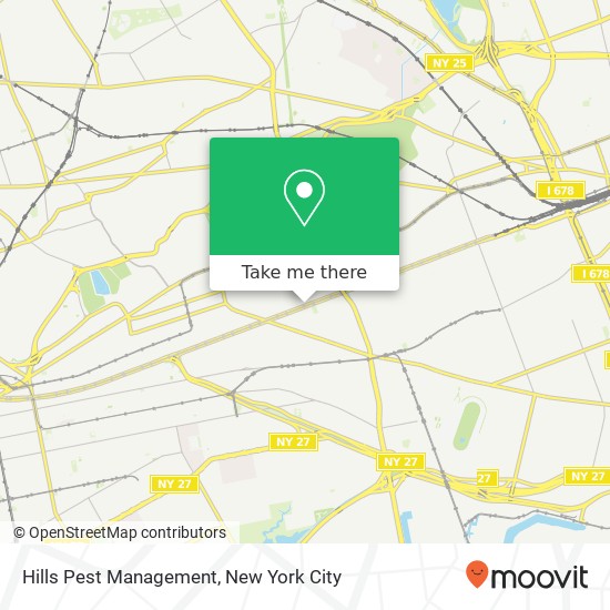 Hills Pest Management map