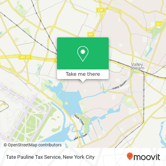 Tate Pauline Tax Service map