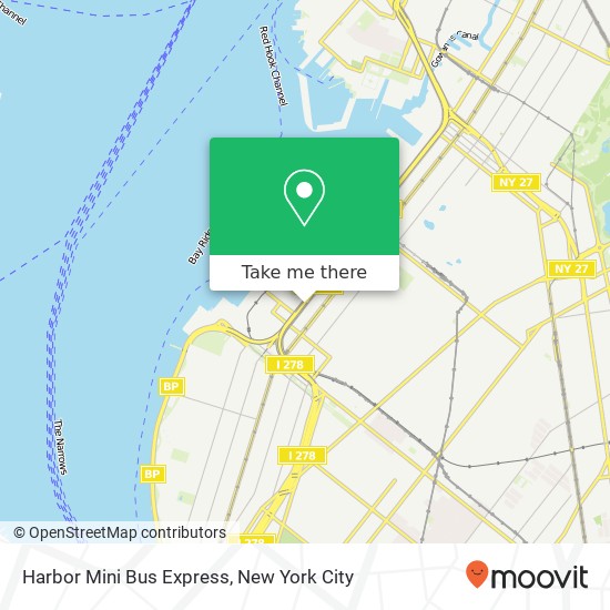 Harbor Mini Bus Express map