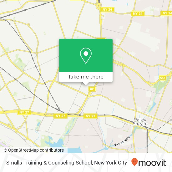 Mapa de Smalls Training & Counseling School