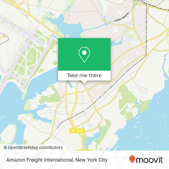 Mapa de Amazon Freight International