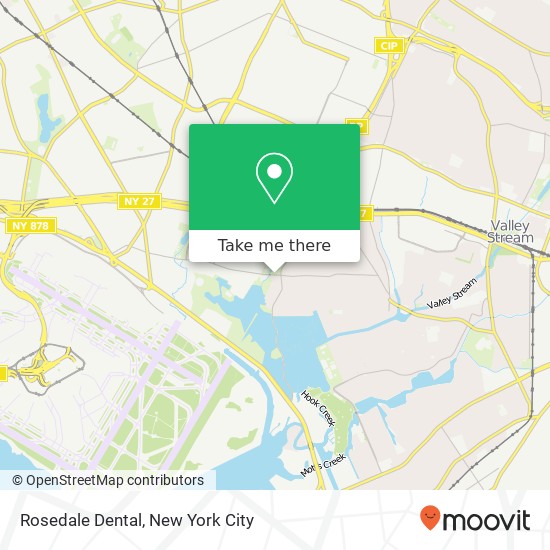 Mapa de Rosedale Dental