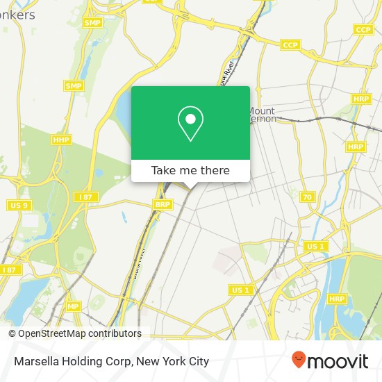 Marsella Holding Corp map
