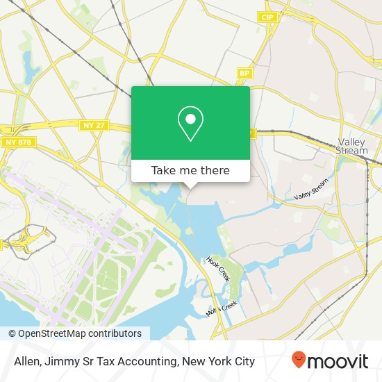 Mapa de Allen, Jimmy Sr Tax Accounting