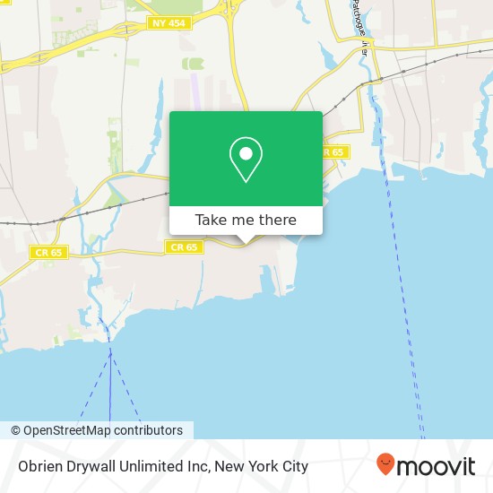 Mapa de Obrien Drywall Unlimited Inc