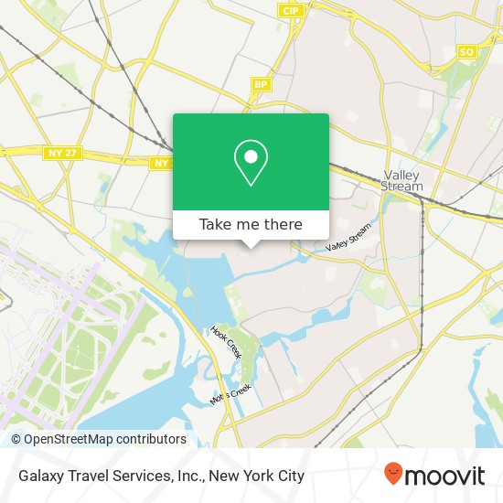 Galaxy Travel Services, Inc. map