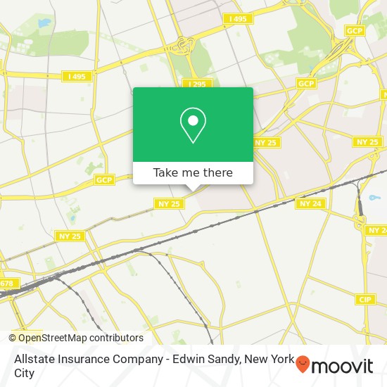 Mapa de Allstate Insurance Company - Edwin Sandy