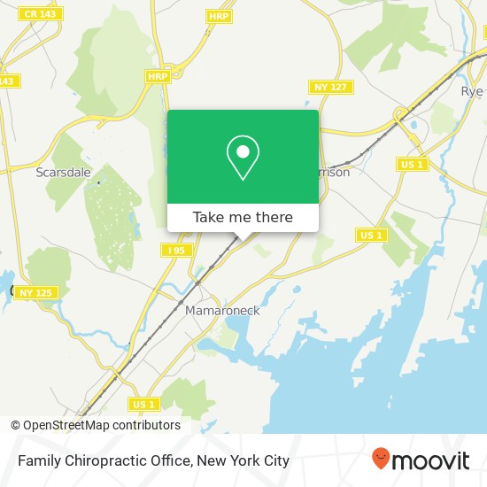 Family Chiropractic Office map