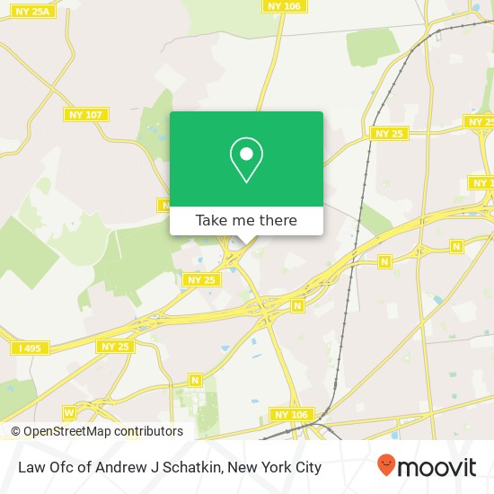 Law Ofc of Andrew J Schatkin map