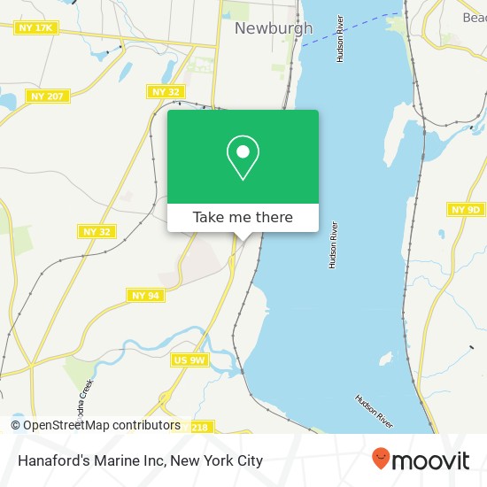 Mapa de Hanaford's Marine Inc