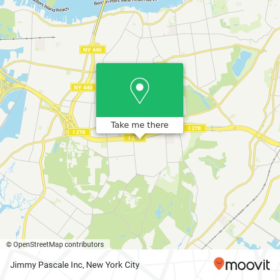 Jimmy Pascale Inc map