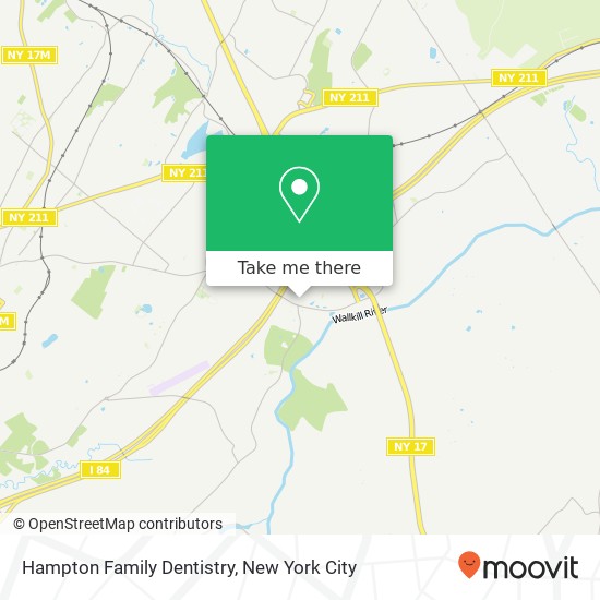 Mapa de Hampton Family Dentistry