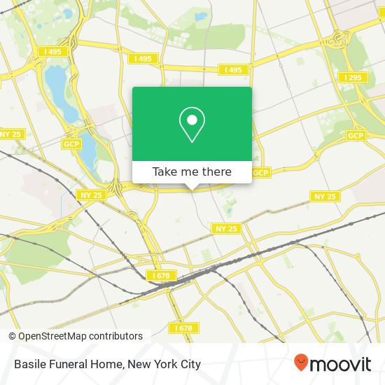 Mapa de Basile Funeral Home