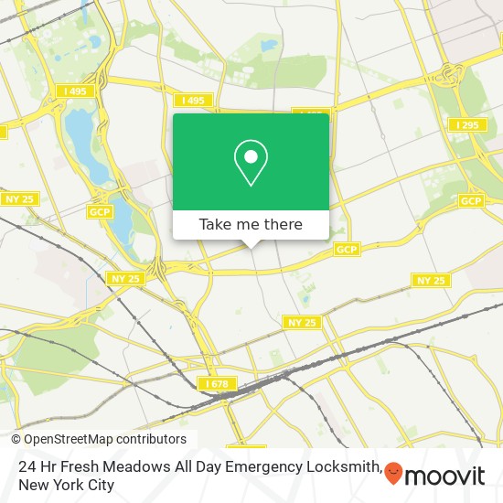 Mapa de 24 Hr Fresh Meadows All Day Emergency Locksmith