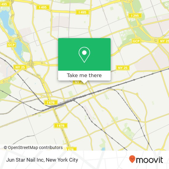 Jun Star Nail Inc map