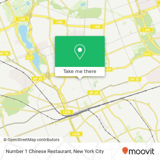 Number 1 Chinese Restaurant map