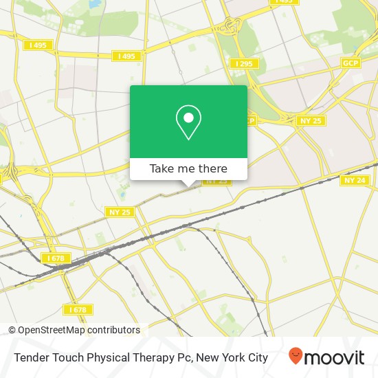 Tender Touch Physical Therapy Pc map