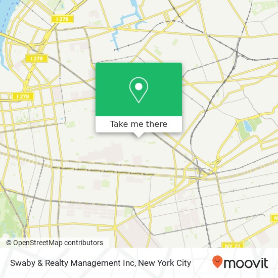 Swaby & Realty Management Inc map