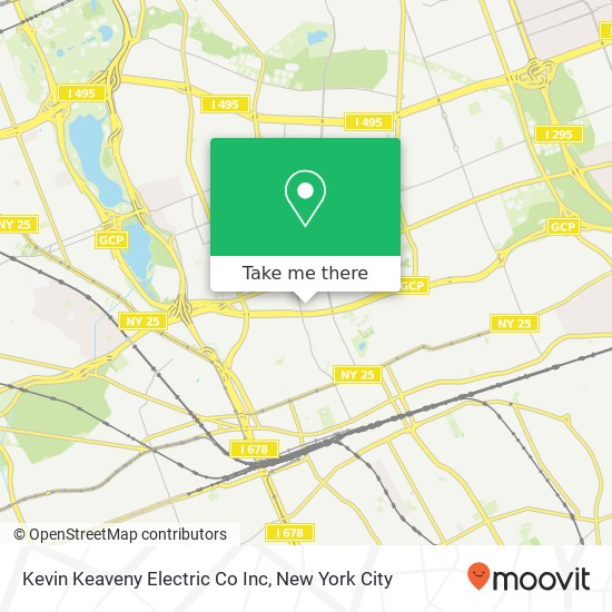 Kevin Keaveny Electric Co Inc map