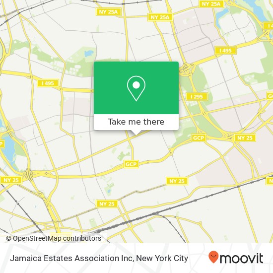 Mapa de Jamaica Estates Association Inc