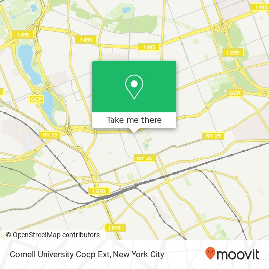 Mapa de Cornell University Coop Ext