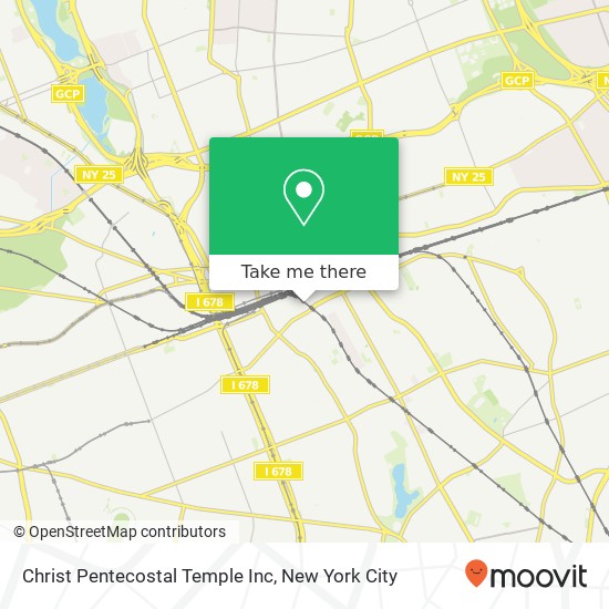 Christ Pentecostal Temple Inc map