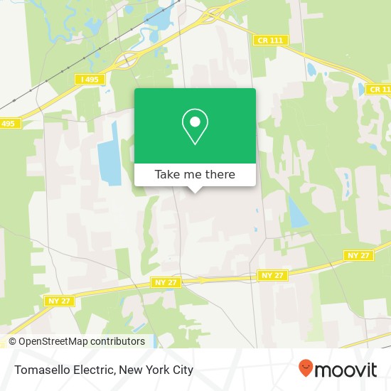 Mapa de Tomasello Electric