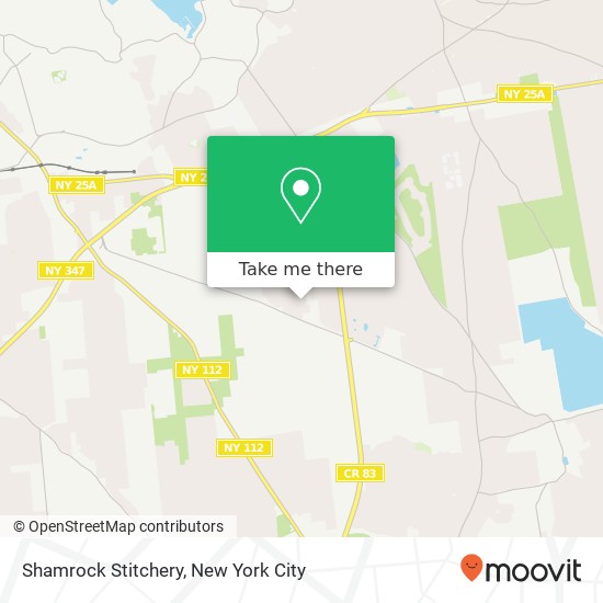 Shamrock Stitchery map
