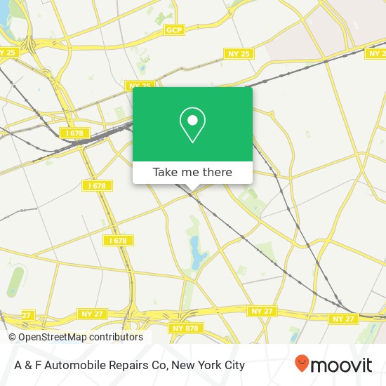 Mapa de A & F Automobile Repairs Co