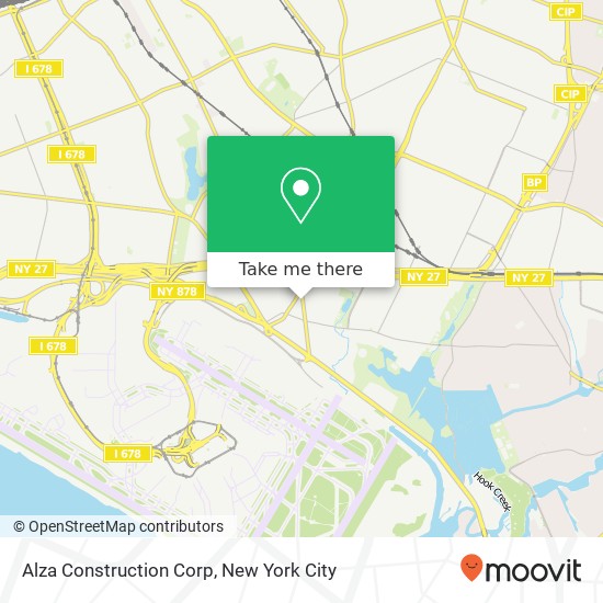 Mapa de Alza Construction Corp