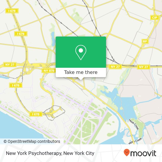 Mapa de New York Psychotherapy