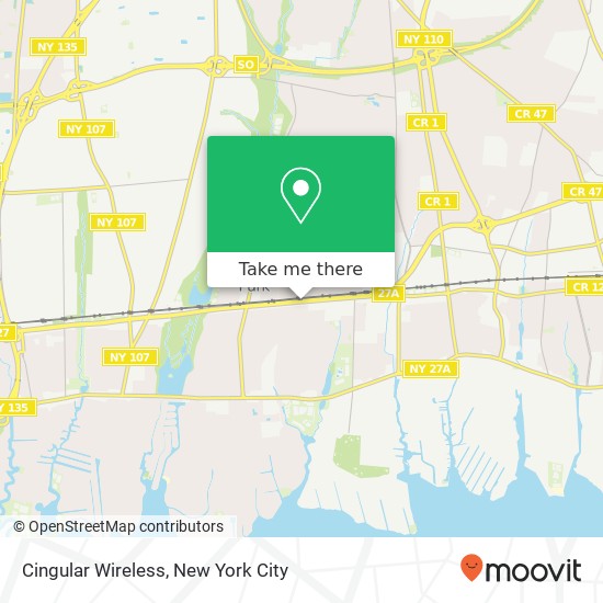 Cingular Wireless map