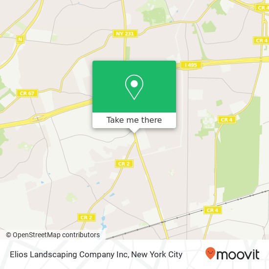 Mapa de Elios Landscaping Company Inc