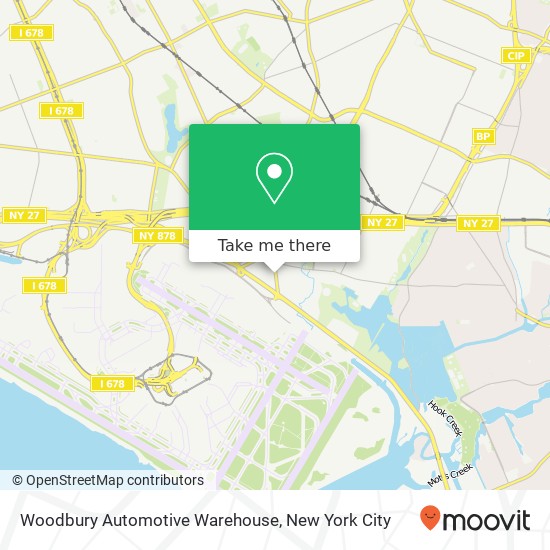 Mapa de Woodbury Automotive Warehouse