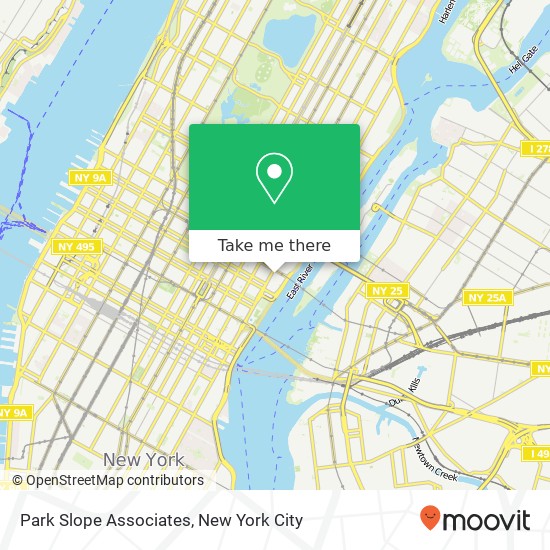 Mapa de Park Slope Associates