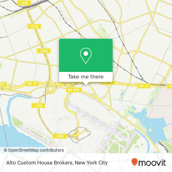 Alto Custom House Brokers map