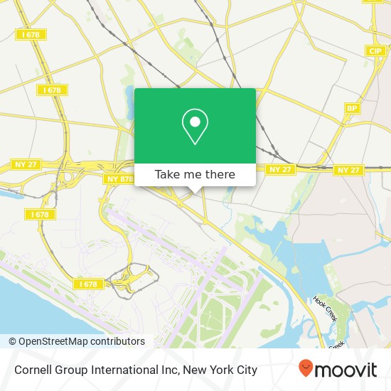 Cornell Group International Inc map