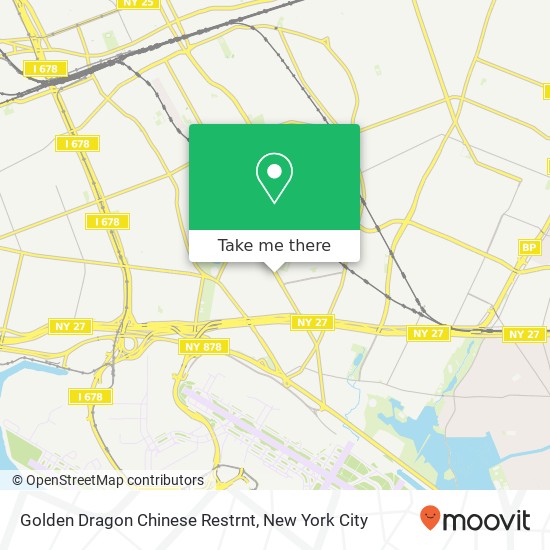 Golden Dragon Chinese Restrnt map